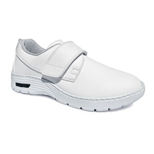 Sapatos profissionais HF200 com velcro - brancos - 34