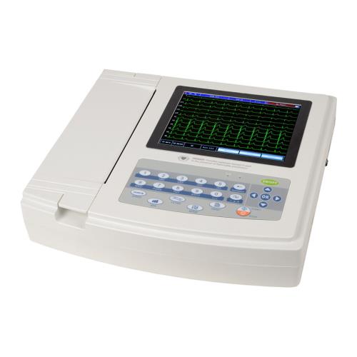 Ecg Contec 1200G - eletrocardiógrafo de 12 derivações, 3/6/12 canais, interpretativo, com display - software incluído