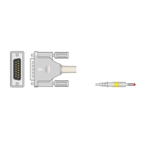 ECG de 10 terminaciones conector de 4 mm compatibilidad Camina, Colson, ST