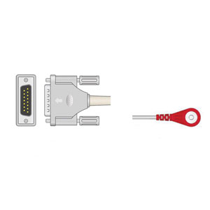 ECG de 10 terminaciones conector snap compatibilidad Camina, Colson, ST