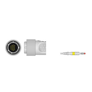 ECG a 10 terminazioni attacco spina 4 mm compatibilità Cardioline