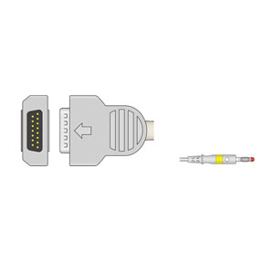 Cavo ECG a 10 terminazioni attacco spina 4 mm compatibilità GE Marquette