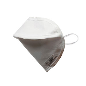 Mascarilla reutilizable Mycroclean 100 BFE 99,8% de adultos con capa externa repelente al agua- blanca/blanca