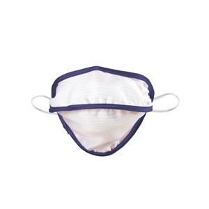 Máscara reutilizável Mycroclean 500 Junior BFE 99,8% para meninos/as - branca/azul