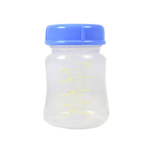Botella de 150 ml de repuesto para leche con tapa - apta para sacaleches eléctrico y manual