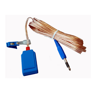 Cable para placas desechables para electrobisutrí - conector 6,3 mm