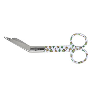 Tijeras Lister de acero con fantasía de oruga - 14 cm