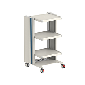 Carrinho Easy eletrificado - 3 prateleiras + base