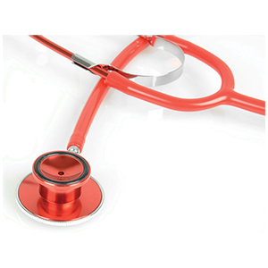 Stéthoscope Trad pour adultes - lyre et tête rouge