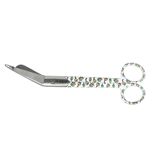 Tijeras Lister de acero inox - estampado con orugas - 18 cm
