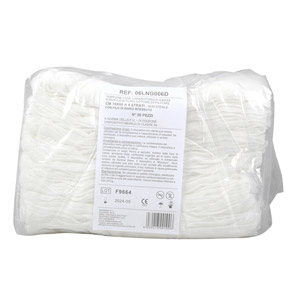 Compresse laparotomique - 4 plis 10 × 60 cm