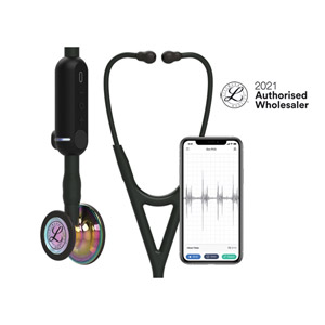 Littmann CORE Digital stethoscope 8572 - Black bright rainbow finish