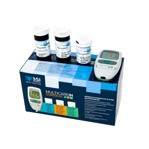 Kit MulticareIN con dotazione completa - analisi colesterolo, trigliceridi e glucosio