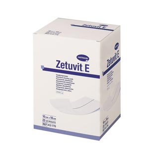 Penso de celulose absorvente Zetuvit E estéril