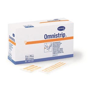 Sutures adhésives stériles Omnistrip - 76 x 3 mm