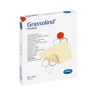 Grassolind Garza grassa in cotone 10 × 10 cm