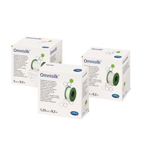 Omnisilk Fita adesiva em seda 2,5 cm × 9,2 m