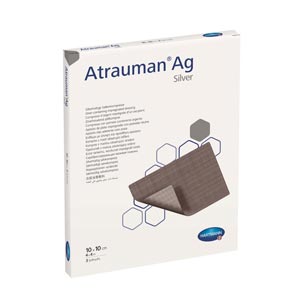 Medicação com prata Atrauman Ag - 5 x 5 cm