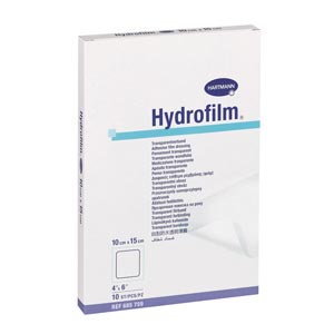 Hydrofilm Pansement adhésif stérile transparent - 6 x 7 cm