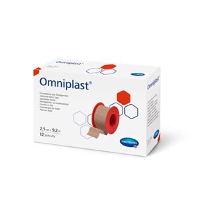 Esparadrapo de tela  Omniplast - 2,5 cm × 9,2 m