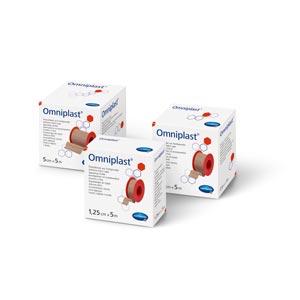 Cerotto in tela Omniplast - 5 cm × 9,2 m