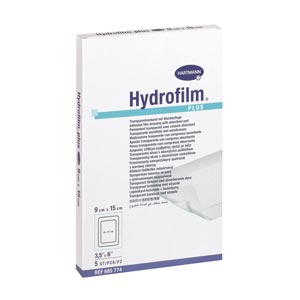 adesiva trasparente con tampone Hydrofilm Plus - 10 x 20 cm