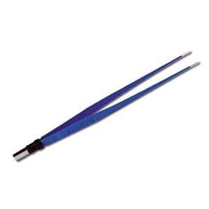 Pinza bipolare retta 18 cm - punte 1 mm - attacco UE