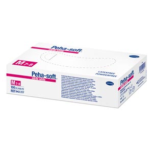 Peha-Soft Nitrile White, senza polvere - M - scad.01/05/2025