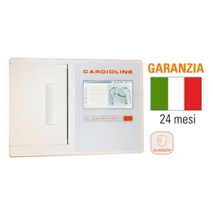 Cardioline ECG200L a 12 derivazioni e 3/6/12 canali con Glasgow