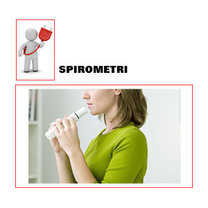 di sicurezza elettrica - per spirometri di qualsiasi marca