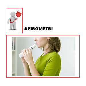 di sicurezza elettrica per spirometri di qualsiasi marca
