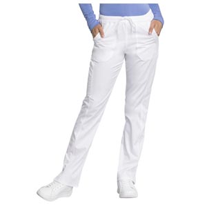 Cherokee Antifluidos Revolution Tech - Pantalones médicos de mujer antifluido y antimicrobianos - color blanco talla M