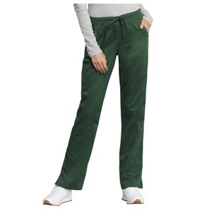 Cherokee Antifluidos Revolution Tech - Pantalones médicos de mujer antifluido y antimicrobianos - color verde talla S