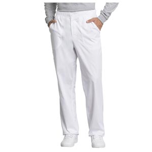 Pantalon homme Cherokee Revolution Tech blanc avec passant zip - XS