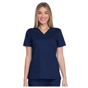 Casacca donna Genuine Dickies blu navy con scollo a V - XL