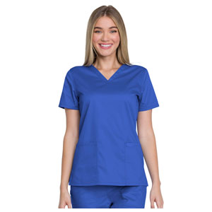 donna Genuine Dickies blu royal con scollo a V - XL