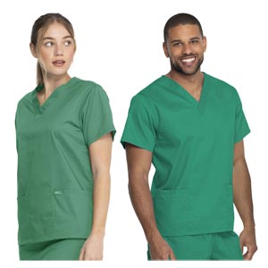 médicale unisex Genuine Dickies avec décolleté en V