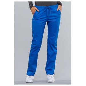 Pantaloni donna Cherokee Core Stretch blu royal slim - XS