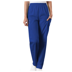 Pantalon femme Cherokee WorkWear Originals style cargo – Bleu Galaxie M