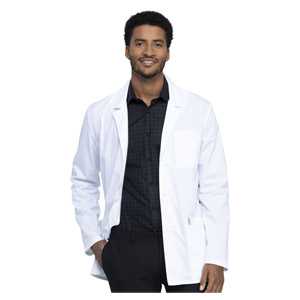 courte Cherokee Lab Coats Revolution Tech mixte coton blanc homme avec boutons