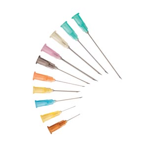 Aghi ipodermici AGANI 26G×1/2" - 0,45 × 13 mm - marrone