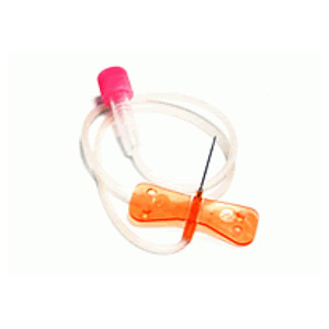 Aghi butterfly Terumo Surflo 25G×3/4" - 0,5×19 mm - arancione - tubo 30 cm