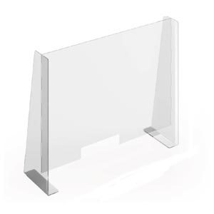 Divisorio in plexiglass DV300 67.10 - 100×28×80 cm