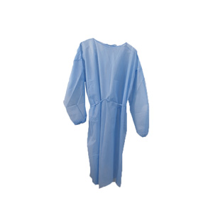 Batas descartáveis em TNT 30 g com atilhos no pescoço