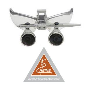 Set occhialini binoculari per lampada Heine 3S LED e ML4 LED HeadLight® - HR 2,5X - 340 mm