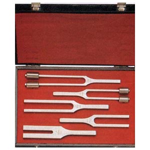 Trousse diapason Lega per otorino - 5 pezzi