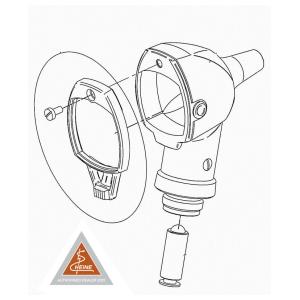 Lente de observación de  repuesto para otoscopio Heine Mini 3000 F.O.