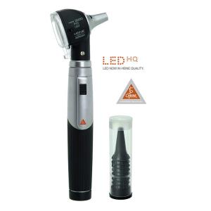 Otoscópio Heine Mini 3000® F.O. LED - 2,5V com cabo de bateria- preto