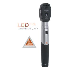 Oftalmoscópio Heine Mini 3000 LED com cabo com pilhas alcalinas - preto