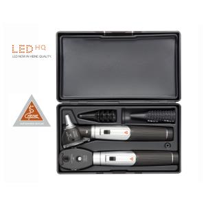 Oto-oftalmo Heine Mini 3000® LED - con oto F.O. e manico a batterie - nero